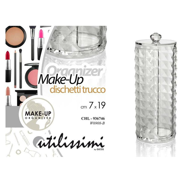 ORGANIZER PORTADISCHETTI TRUCCO TRASPARENTE