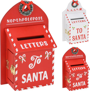 DECORAZIONE LEGNO CASSETTA LETTERE XMAS