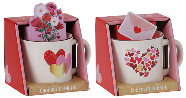 BOCCALE CON CIOCCOLATINI SAN VALENTINO