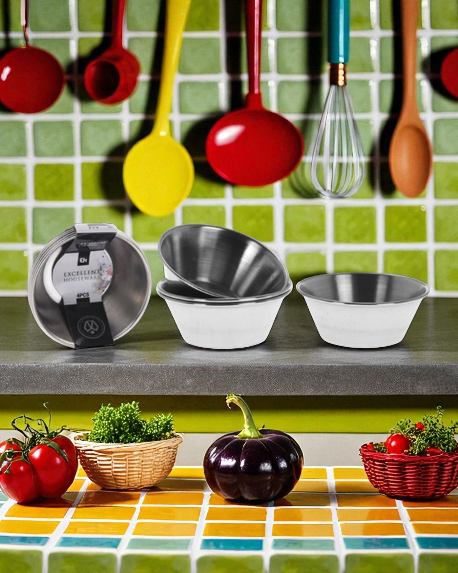 SET 3 CIOTOLE INOX