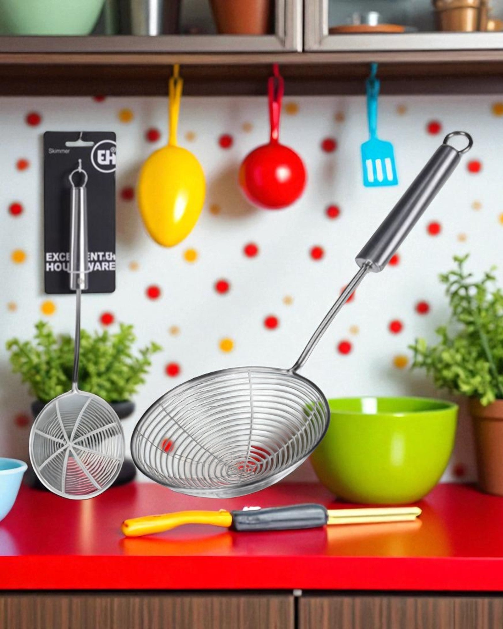UTENSILE INOX SCOLAPASTA