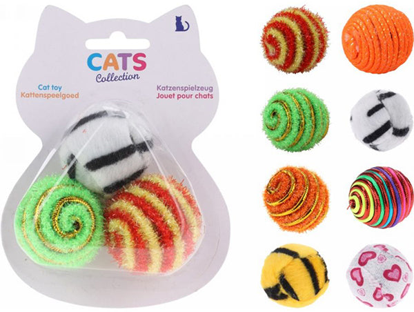 SET 3 PALLINE PER GATTI