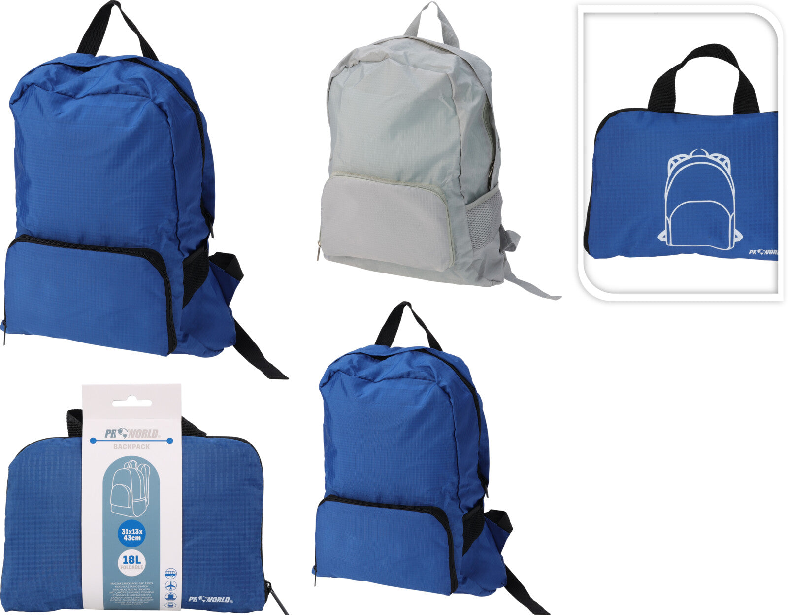 ZAINO PIEGHEVOLE 18L