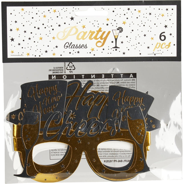 6 OCCHIALI CARTA PARTY