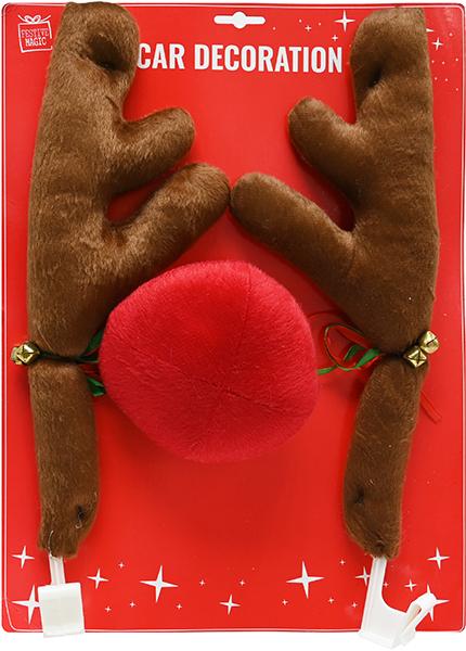 DECORAZIONE MACCHINA REINDEER XMAS