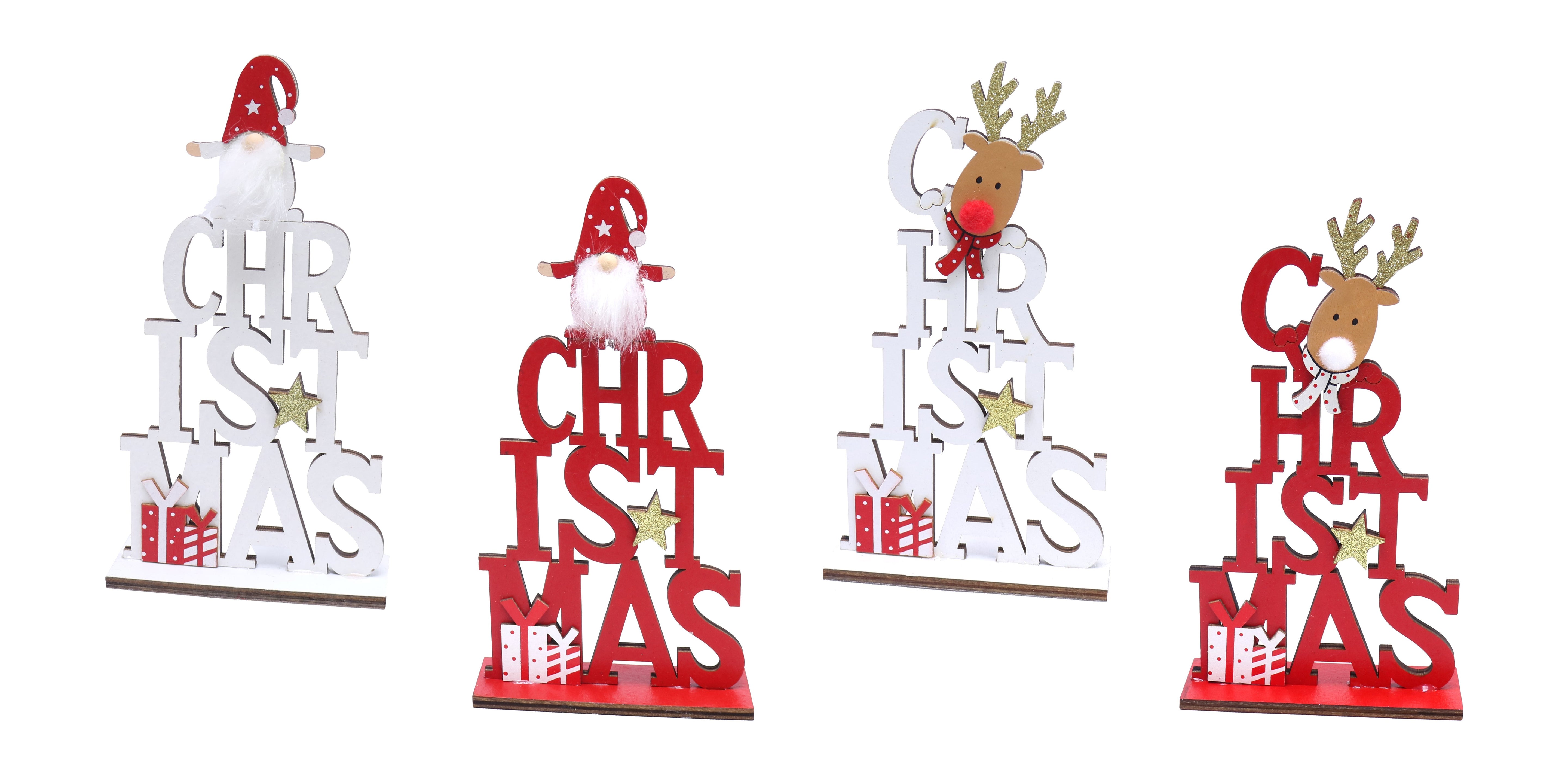 DECORAZIONE LEGNO XMAS