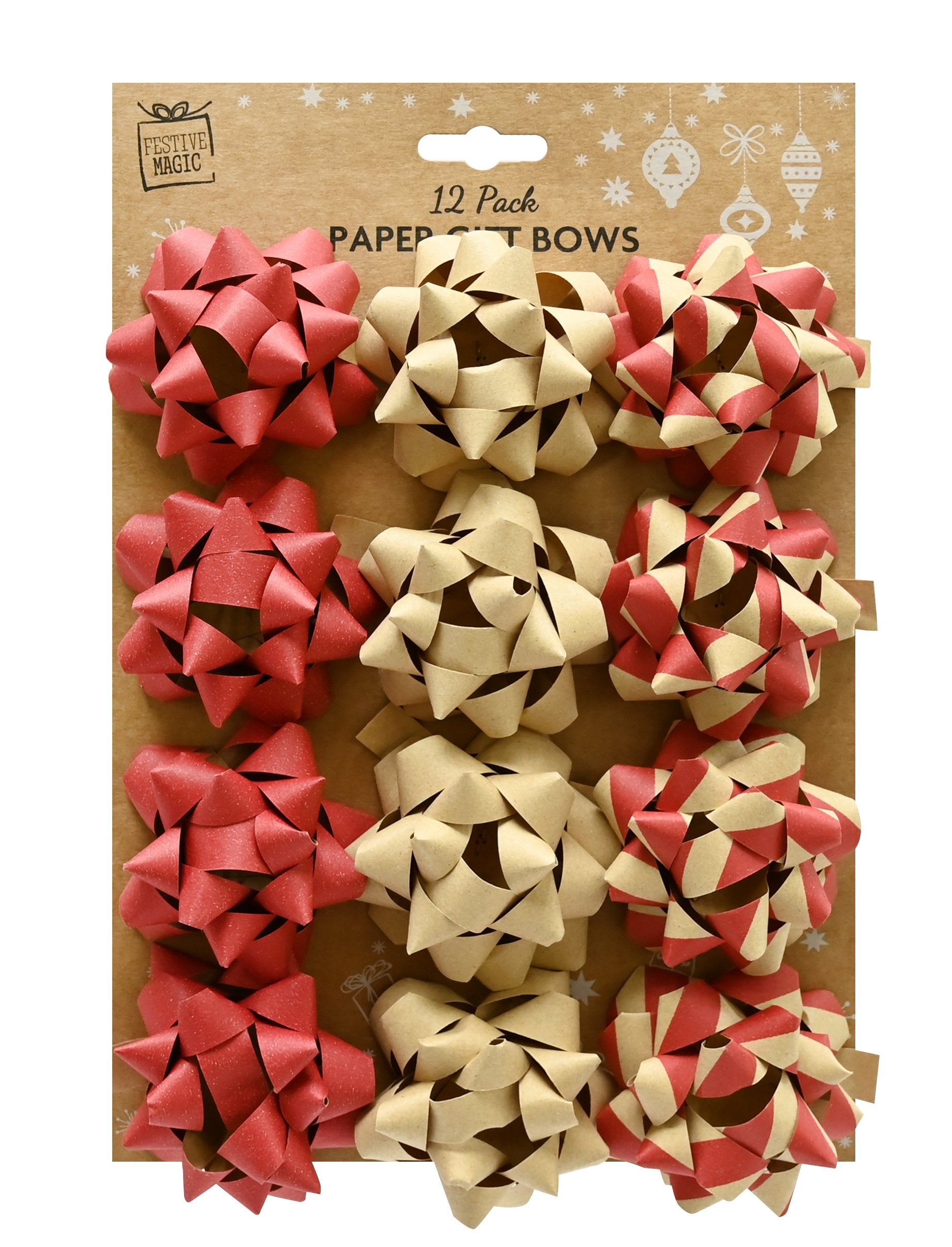 SET 12 COCCARDE XMAS