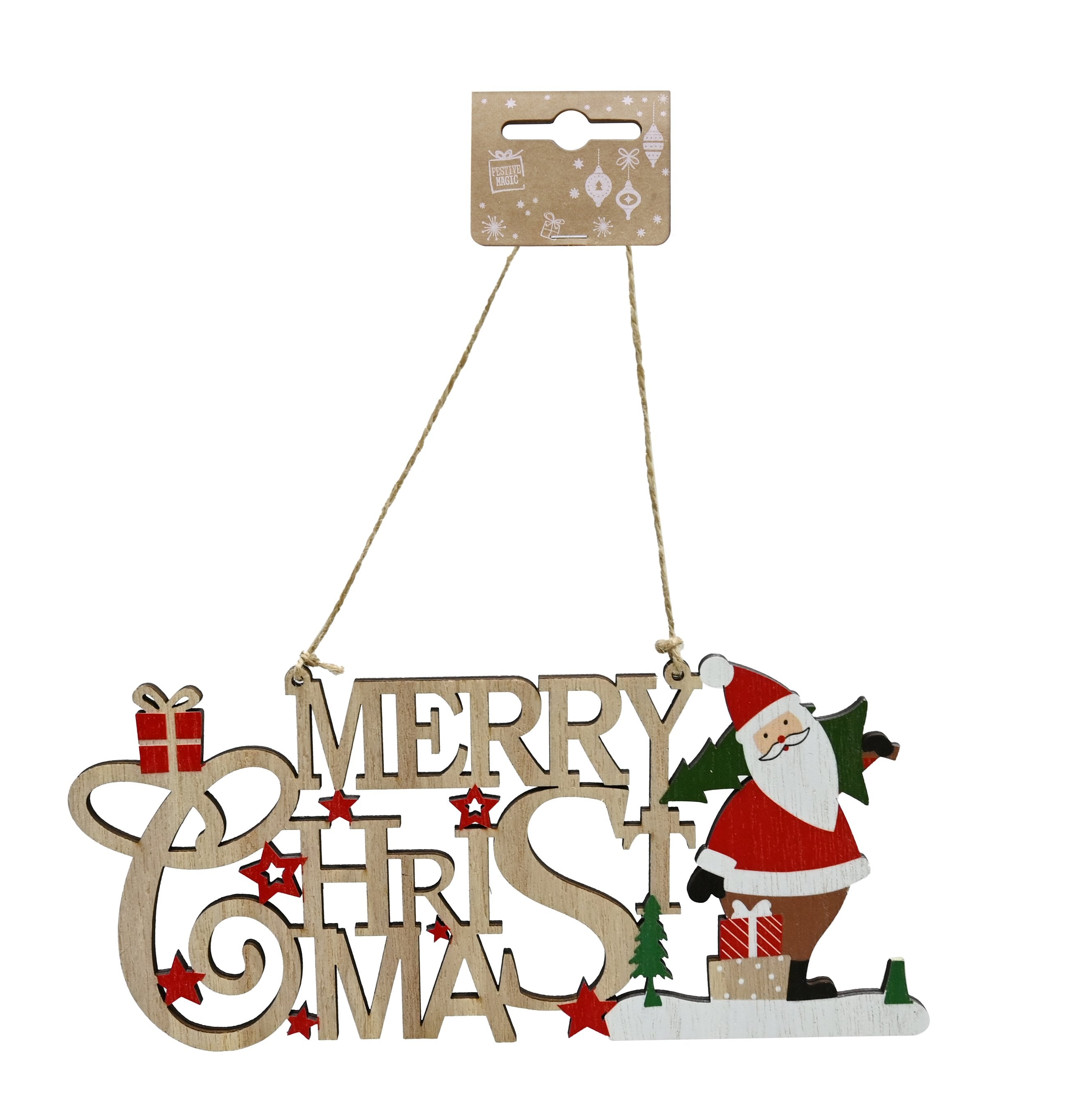 DECORAZIONE LEGNO XMAS