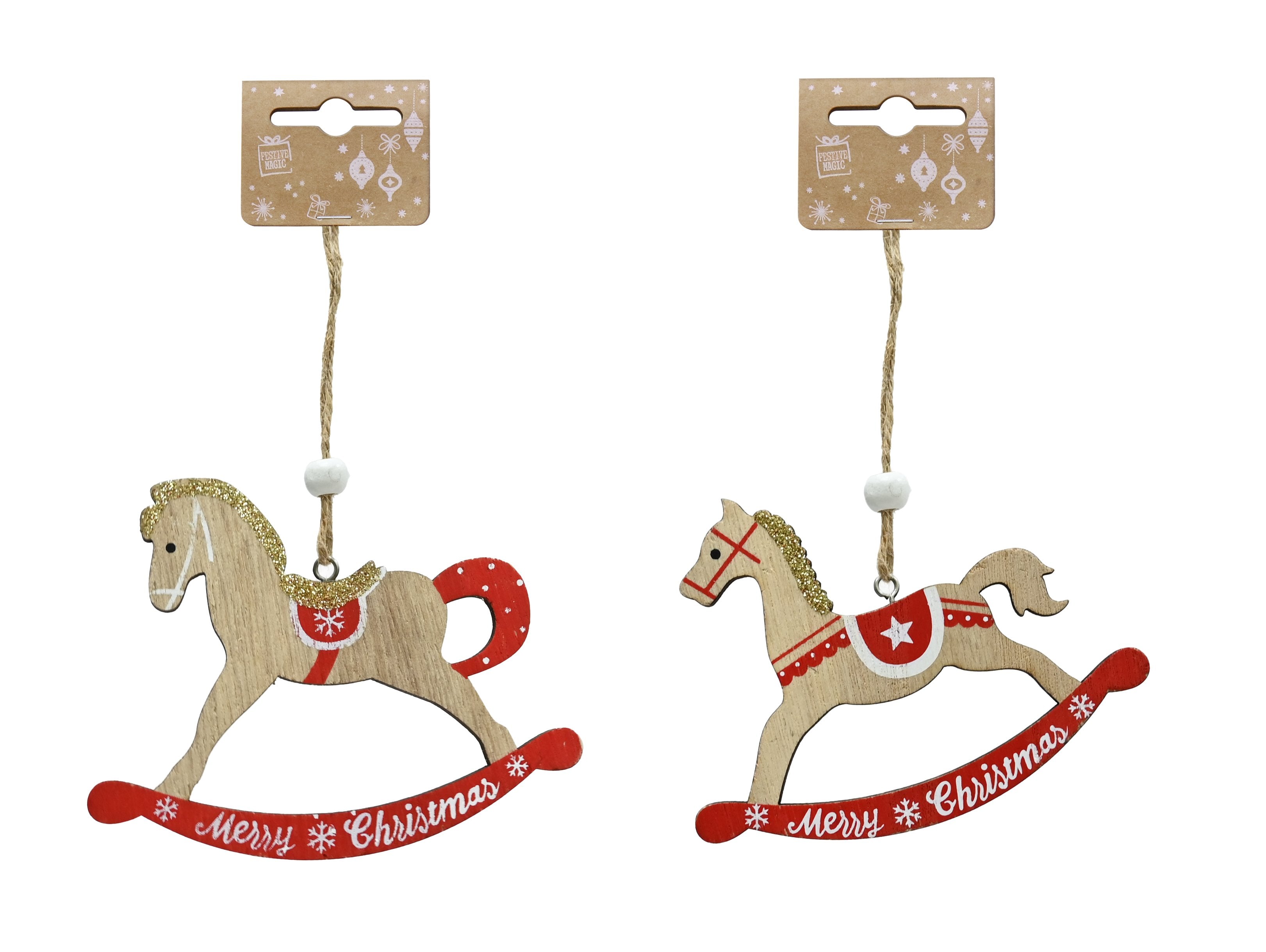 DECORAZIONE ALBERO CAVALLINO XMAS