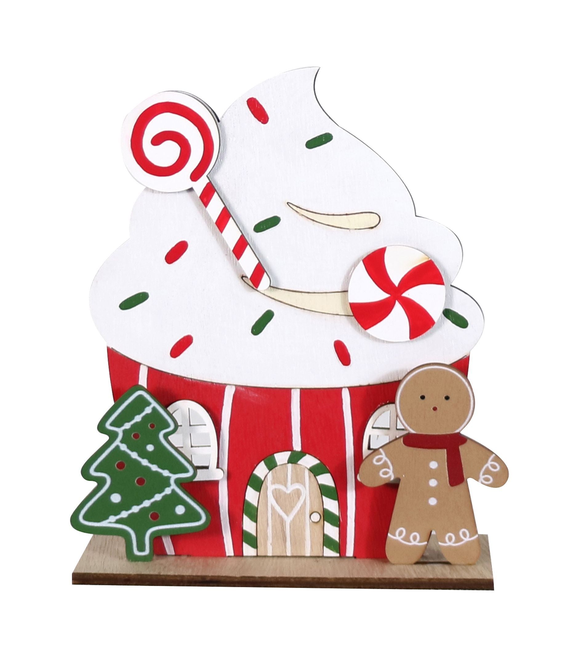 DECORAZIONE CANDY CUPCAKE XMAS