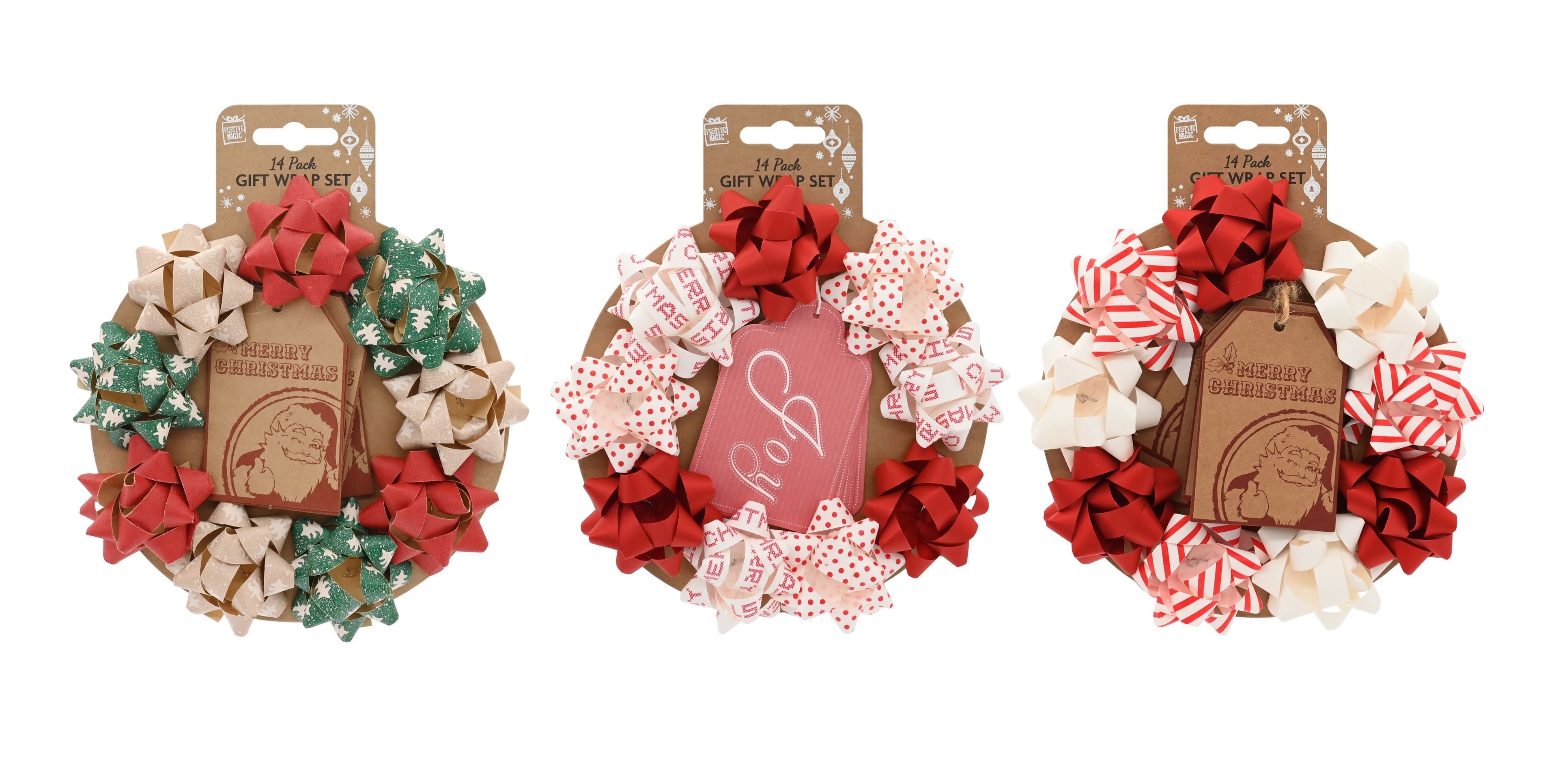 SET 14 COCCARDE XMAS
