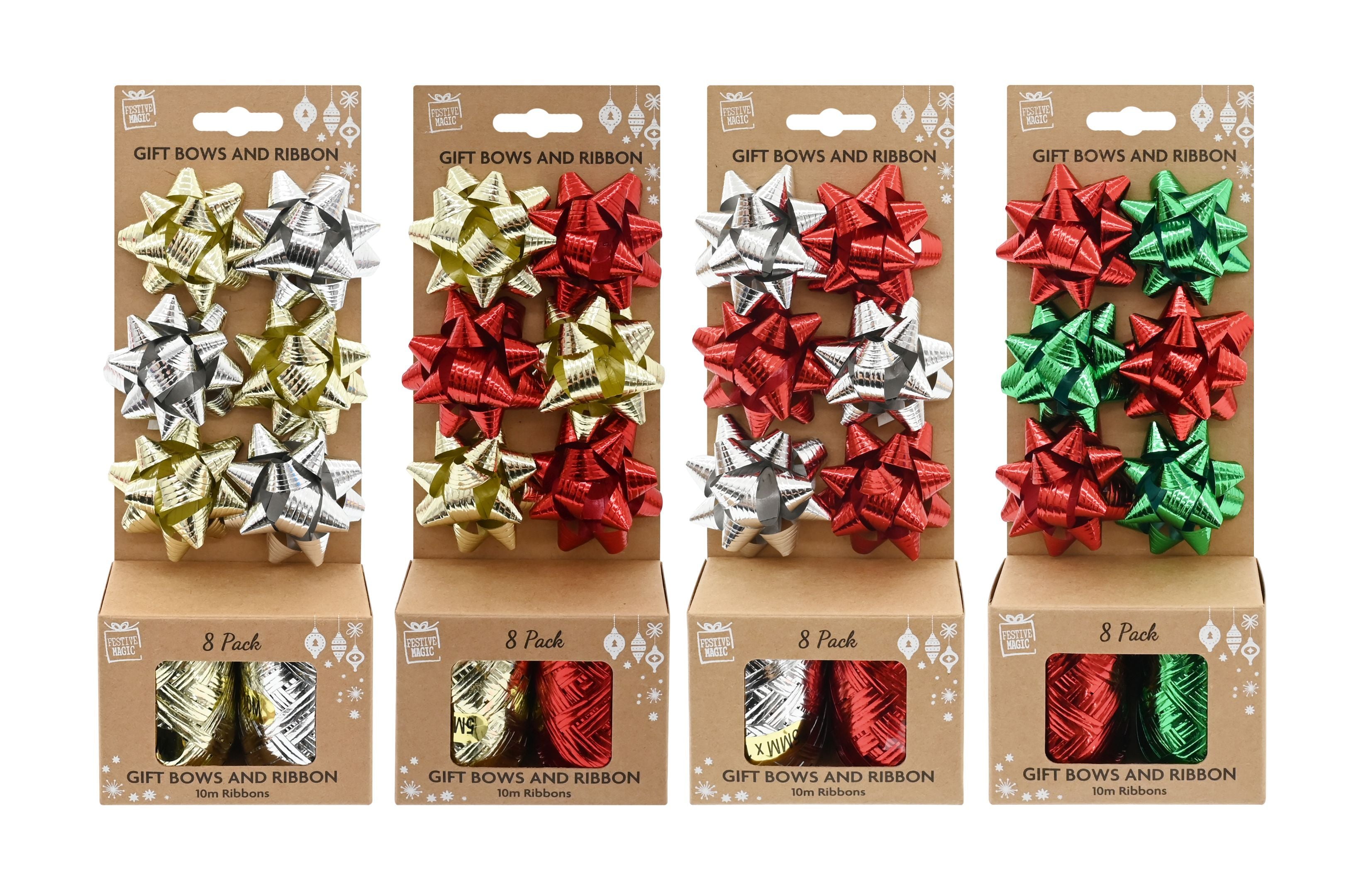 SET 8 COCCARDE XMAS