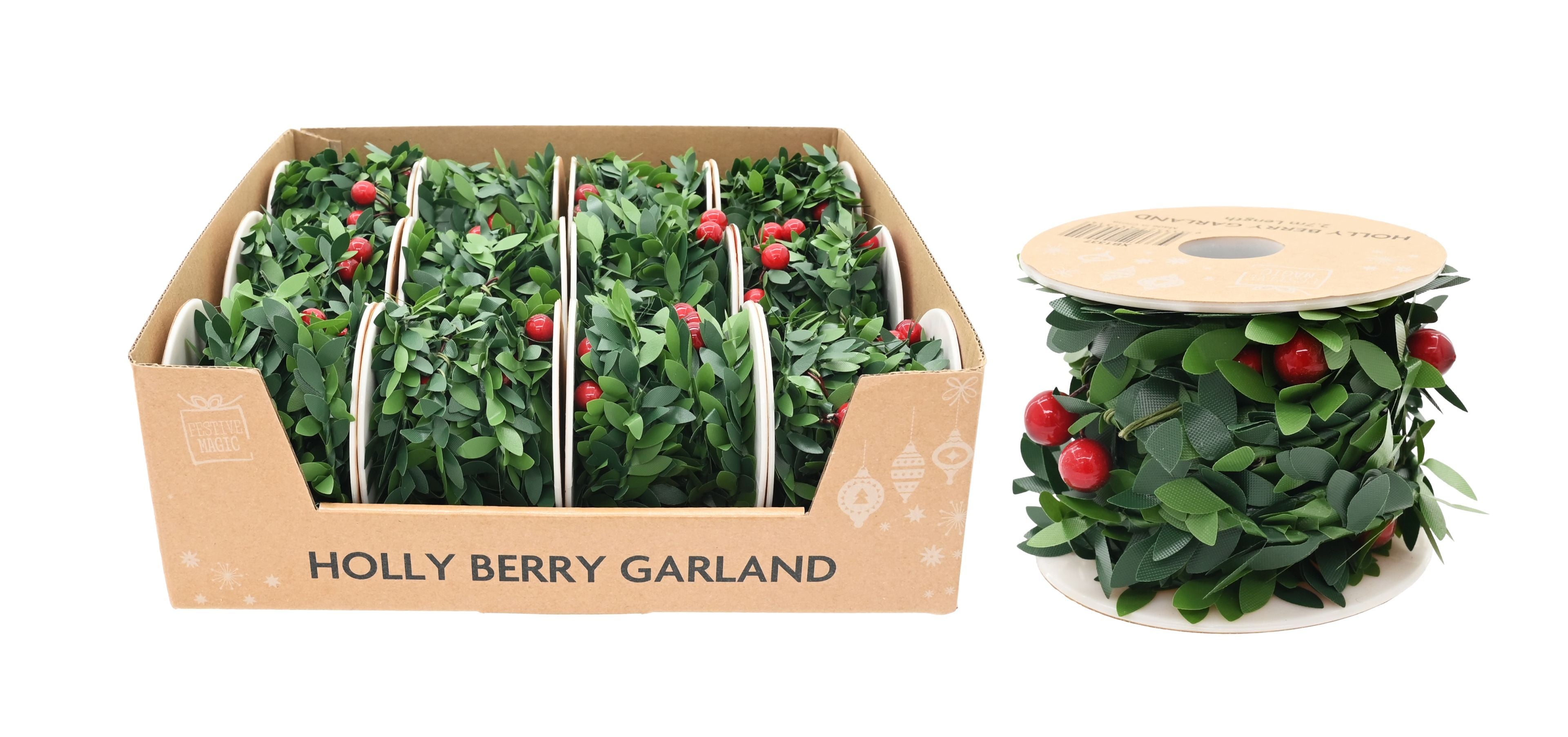 FILO HOLLY  BERRIES 2,7M
