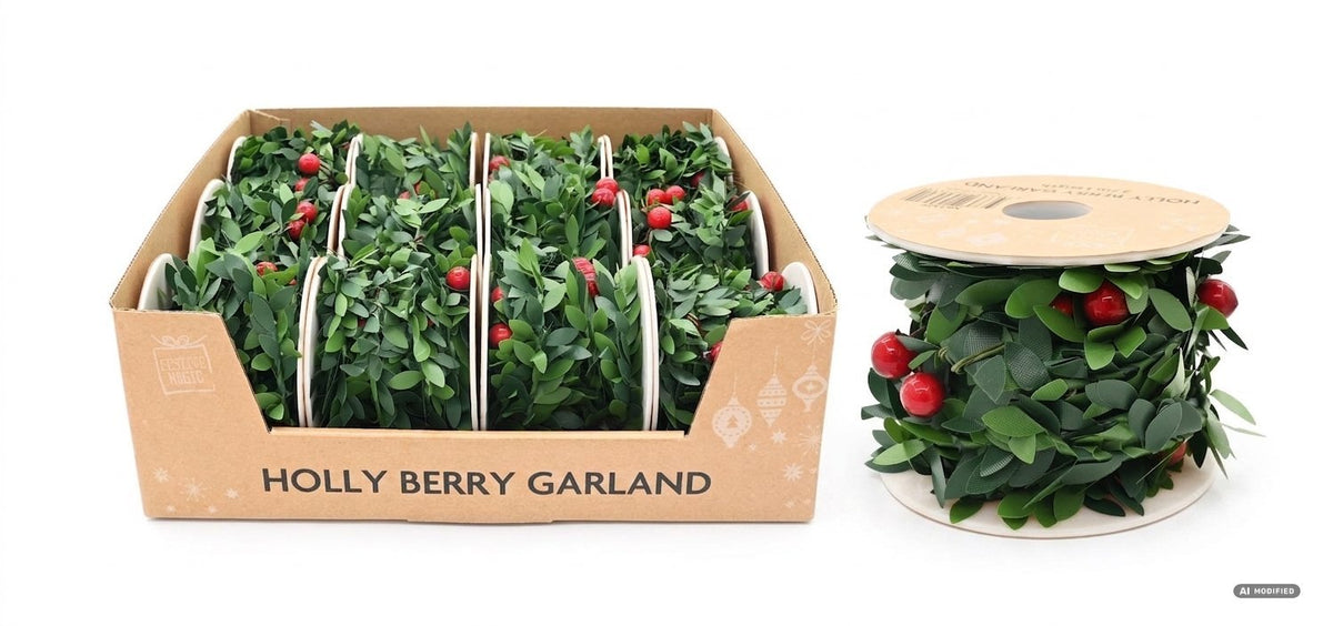 FILO HOLLY & BERRIES 2,7M