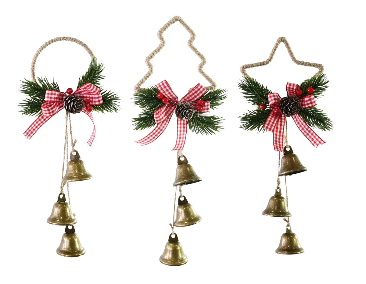DECORO PENDENTE TRE CAMPANELLE