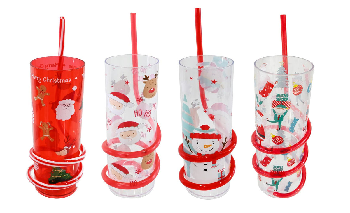 BICCHIERE TERMICO 360ML CANNUCCIA A SPIRALE