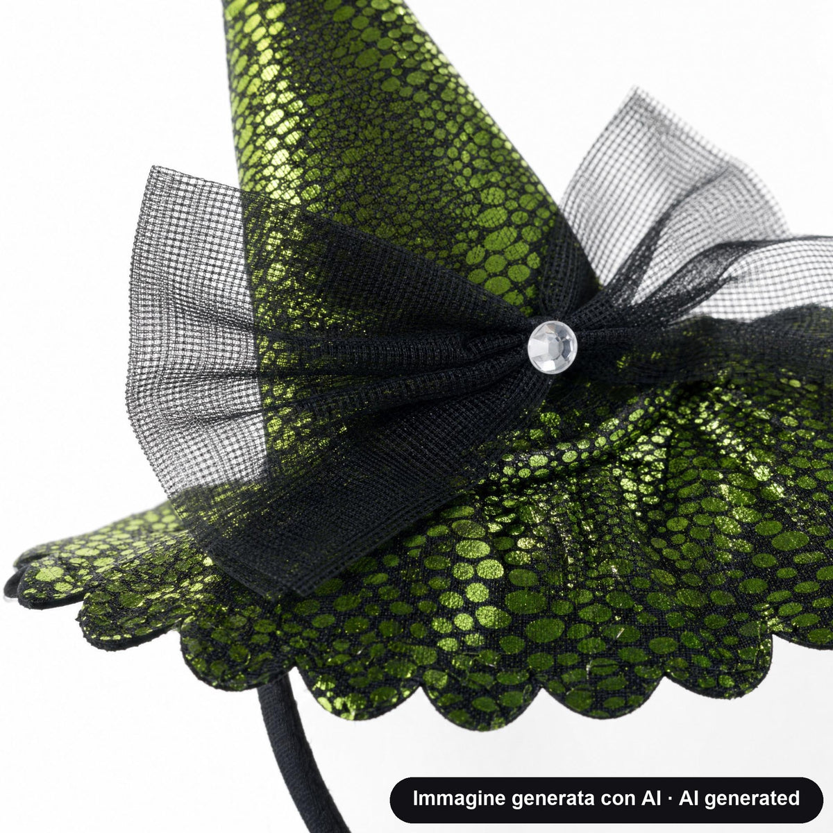 MINI CAPPELLO STREGA CERCHIETTO