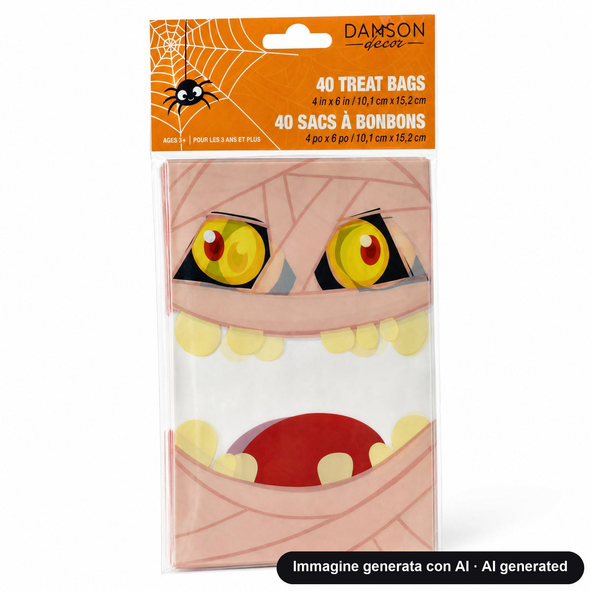SACCHETTI CARAMELLE MOSTRO 40PZ