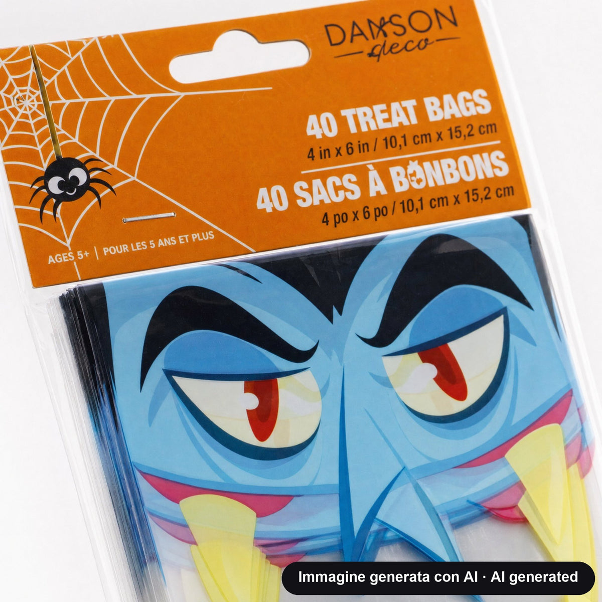 SACCHETTI CARAMELLE MOSTRO 40PZ