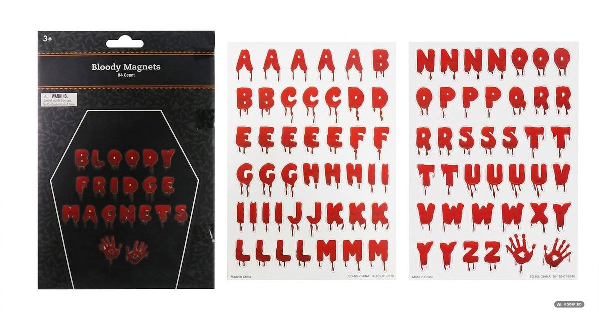 STICKER LETTERE INSANGUINATE