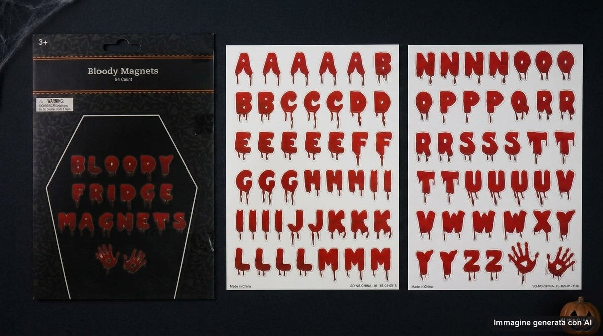 STICKER LETTERE INSANGUINATE