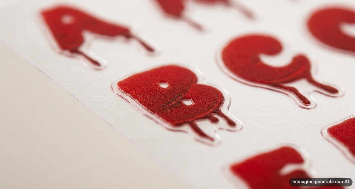 STICKER LETTERE INSANGUINATE