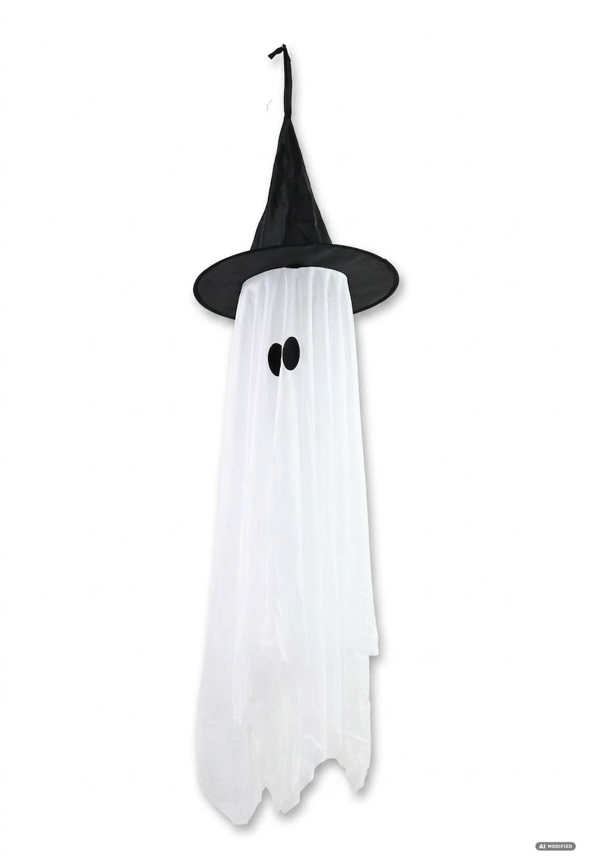 FANTASMA APPESO CON CAPPELLO STREGA