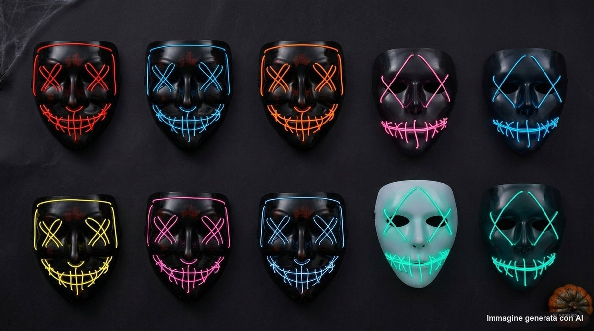 MASCHERA MIMO CUCITA LUMINOSA