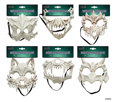 MASCHERA MEZZA FACCIA SCHELETRO