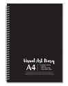 BLOCK NOTES SPIRALE A4 BLACK