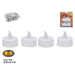 SET 4 TEALIGHT LED
