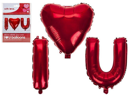 SET PALLONCINI I LOVE YOU