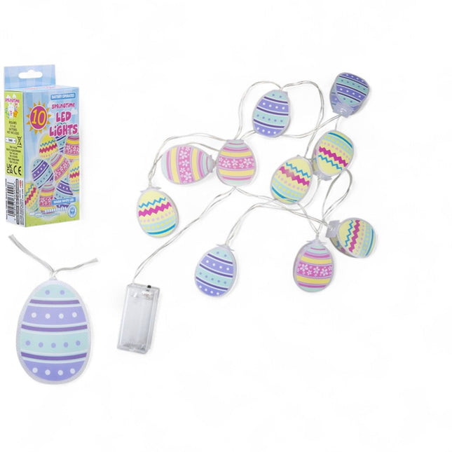 FILO LED 10 LUCI UOVA DI PASCQUA - Willy Be Smart
