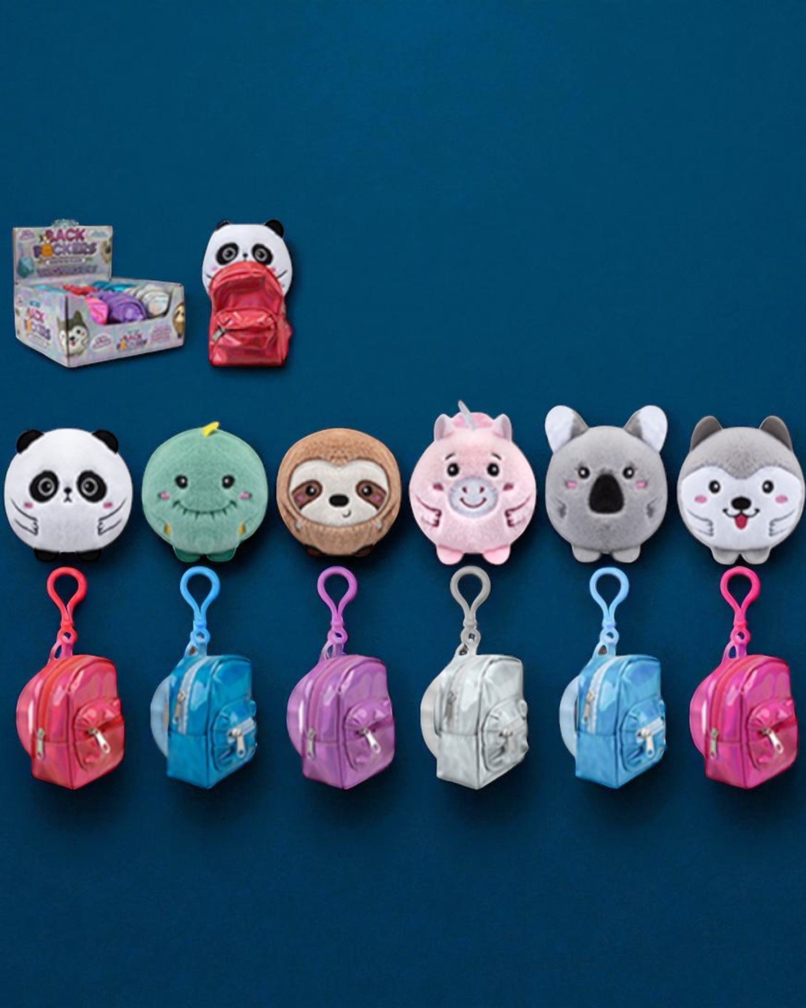 PORTACHIAVI ZAINETTO PELUCHE