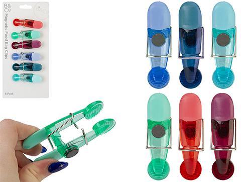 SET 6 MOLLETTE MAGNETICHE CHIUDISACCHETTO