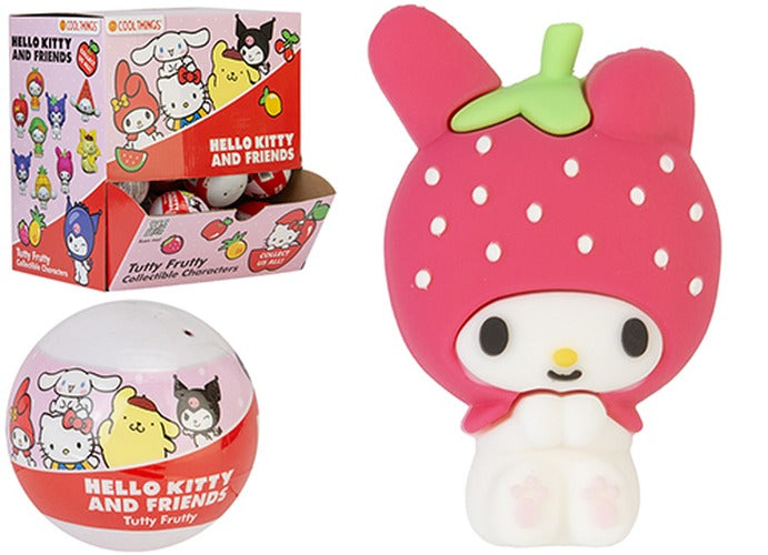 FIGURINE 3D HELLO KITTY TUTTY FRUTTY