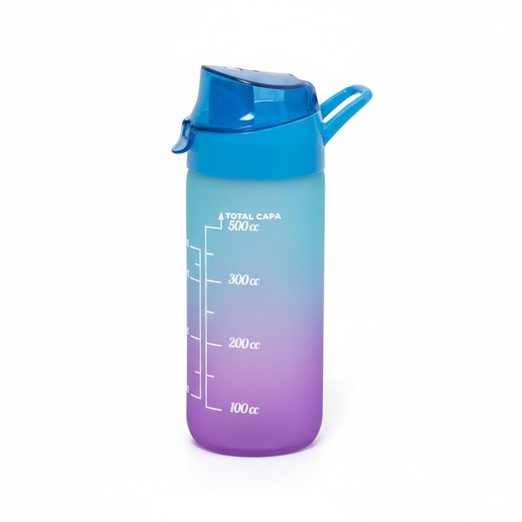 BORRACCIA VETRO BLU VIOLA 500ML