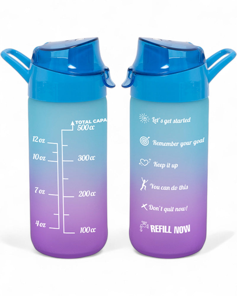 BORRACCIA VETRO BLU VIOLA 500ML