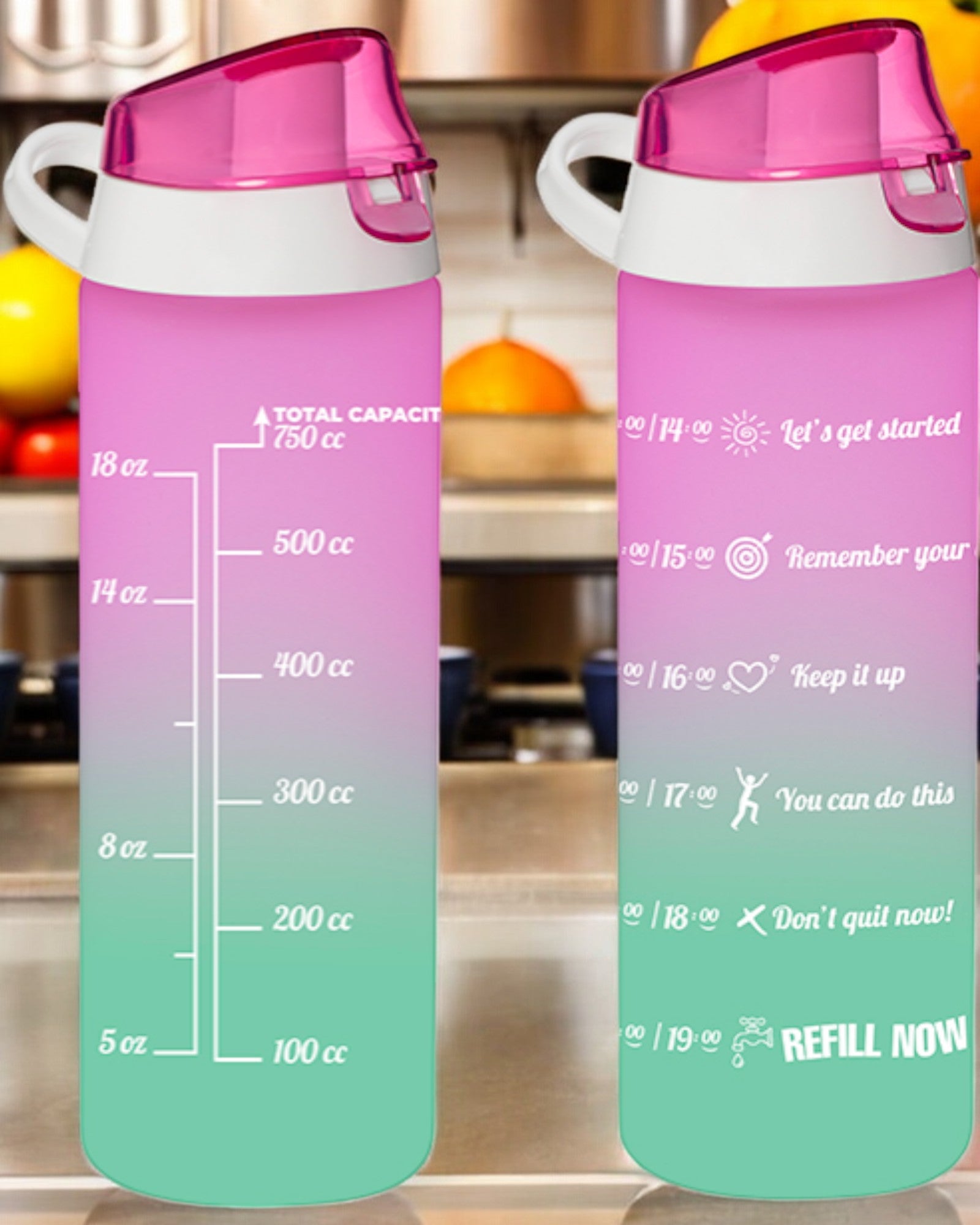 BORRACCIA ROSA VERDE 750ML