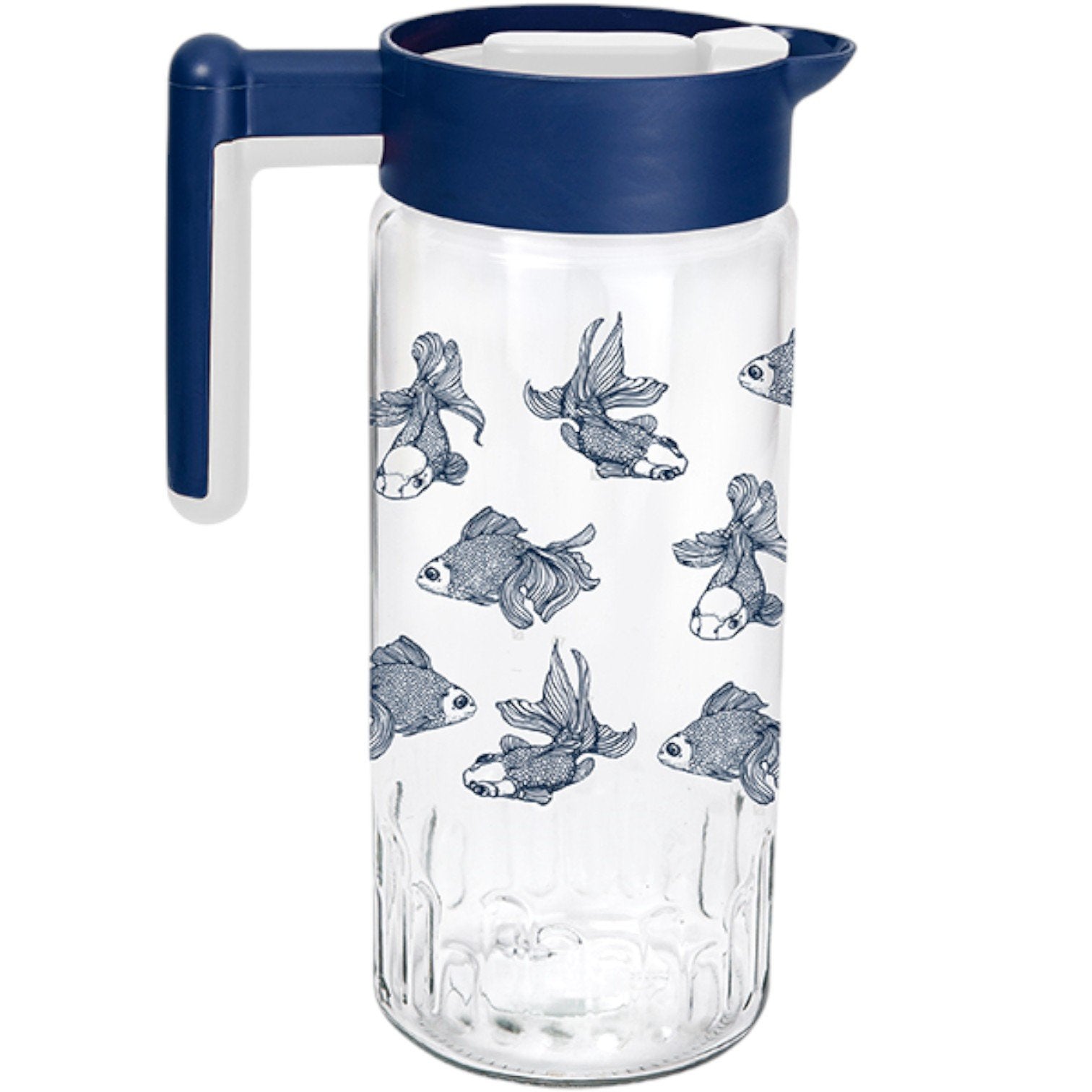 CARAFFA VETRO FISHES 1,50LT