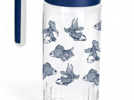 CARAFFA VETRO FISHES 1,50LT