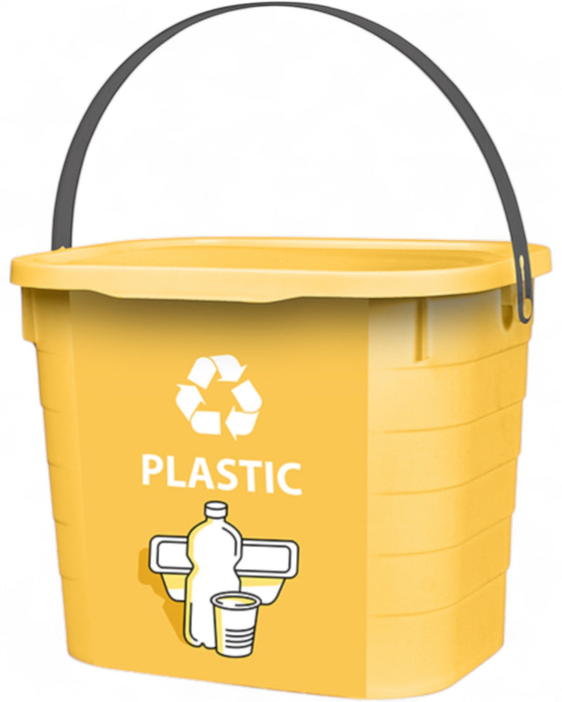 CONTENITORE PER DIFFERENZIATA PLASTIC 7,3L