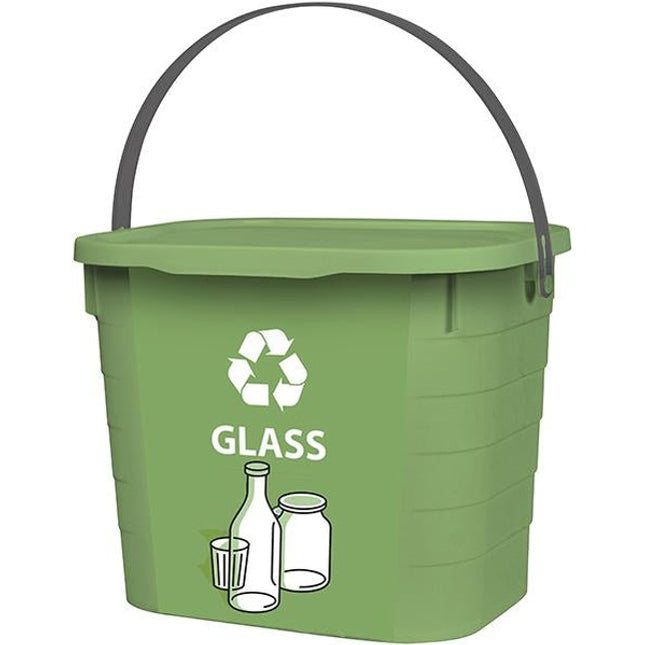 CONTENITORE PER DIFFERENZIATA GLASS 7,3L