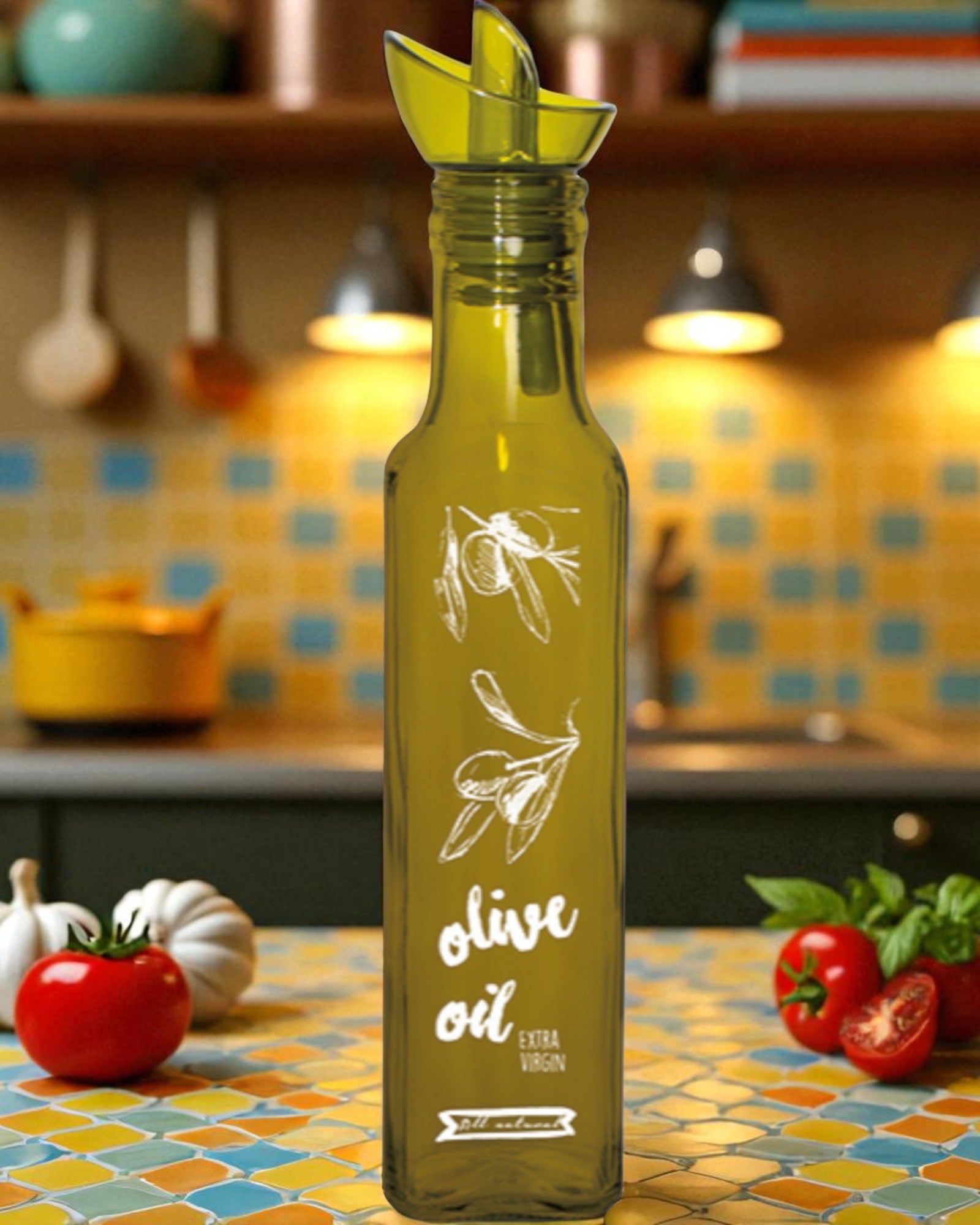 OLIERA VETRO 250ML CON DOSATORE
