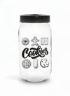 BARATTOLO VETRO COOKIES 1L
