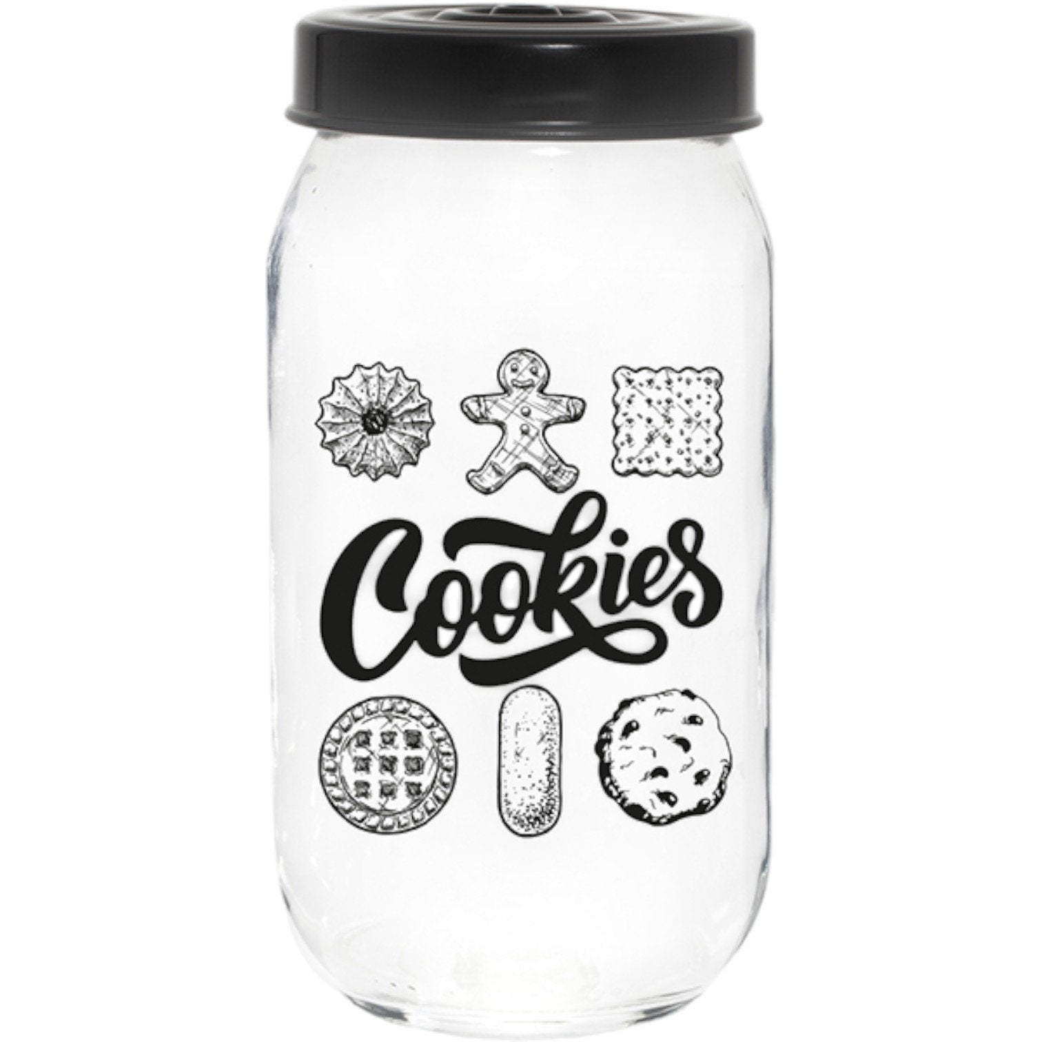 BARATTOLO VETRO COOKIES 1L