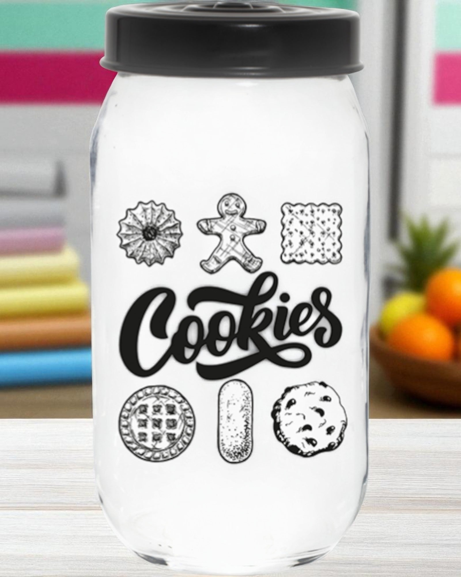 BARATTOLO VETRO COOKIES 1L