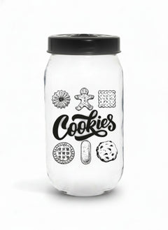 BARATTOLO VETRO COOKIES 1L