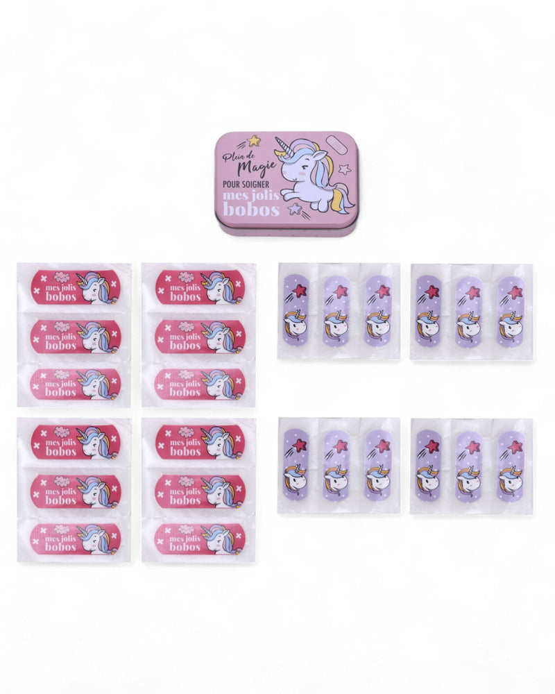 SCATOLA CON CEROTTI UNICORNO