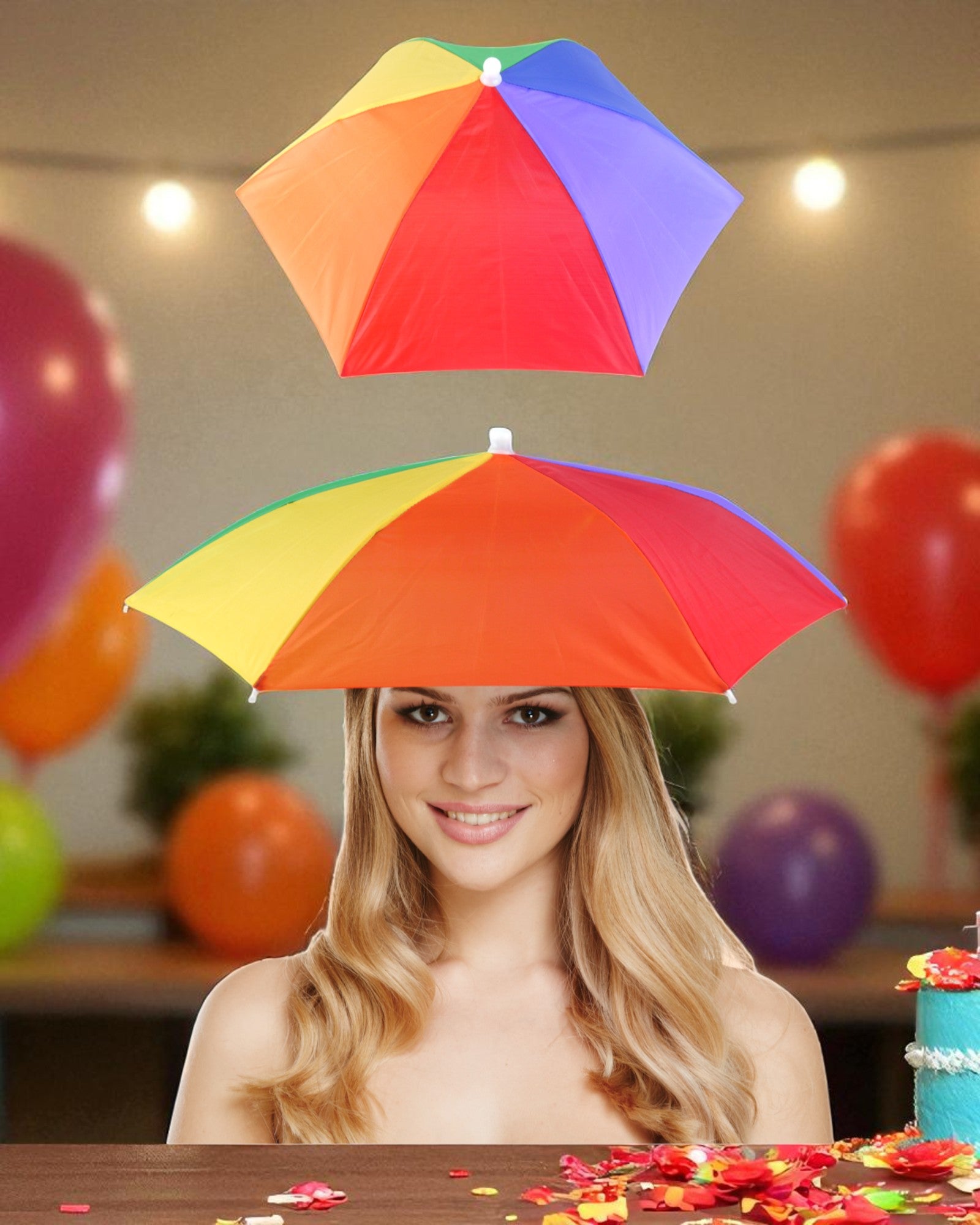 CAPPELLO OMBRELLO ARCOBALENO